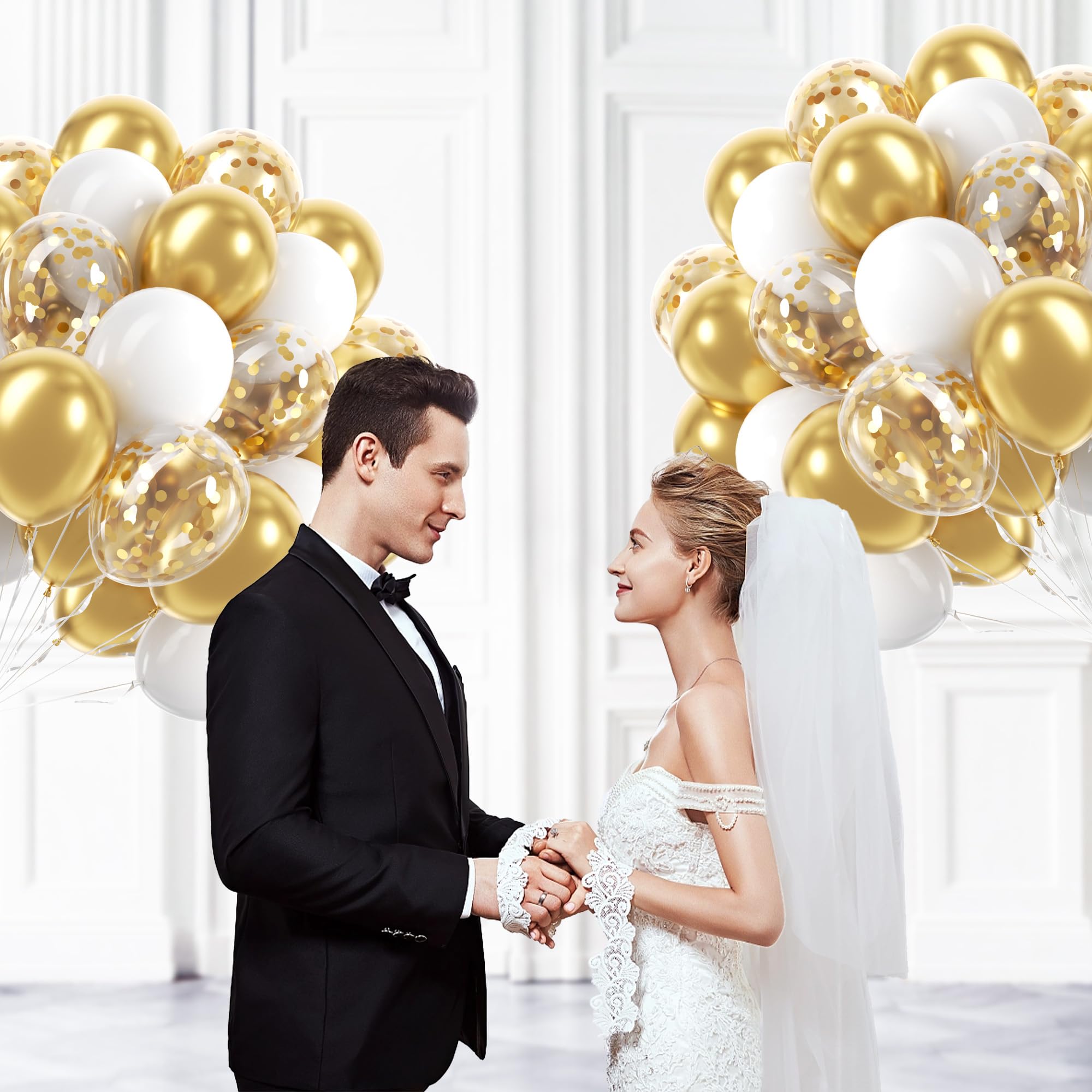awenztech thick latex balloons resist creasing for a clean arch