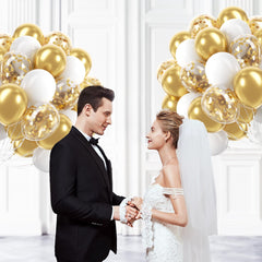 awenztech thick latex balloons resist creasing for a clean arch