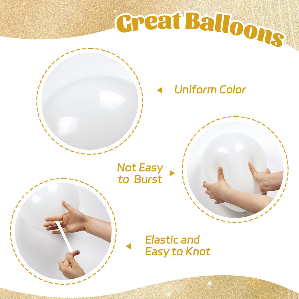 awenztech gold confetti balloons add festive texture to any backdrop