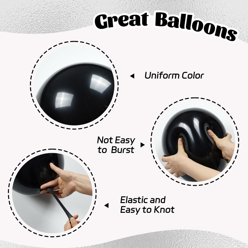 Awenztech metallic silver balloons 12inch with a shimmering finish for festive atmospheres