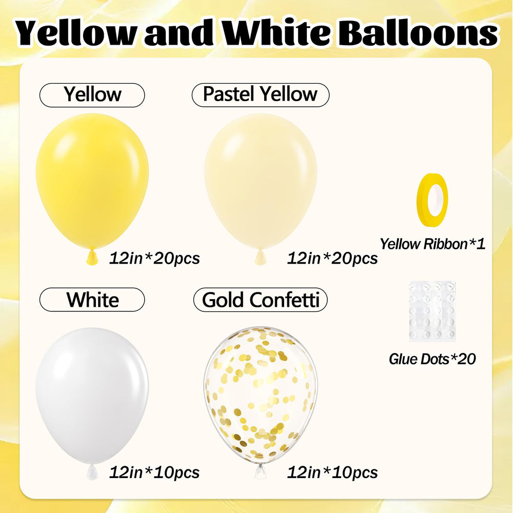 awenztech pastel yellow balloons add soft accents to celebrations