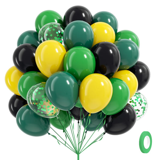 Awenztech tractor balloons dusty green 12in for rustic baby showers and farm-themed parties.