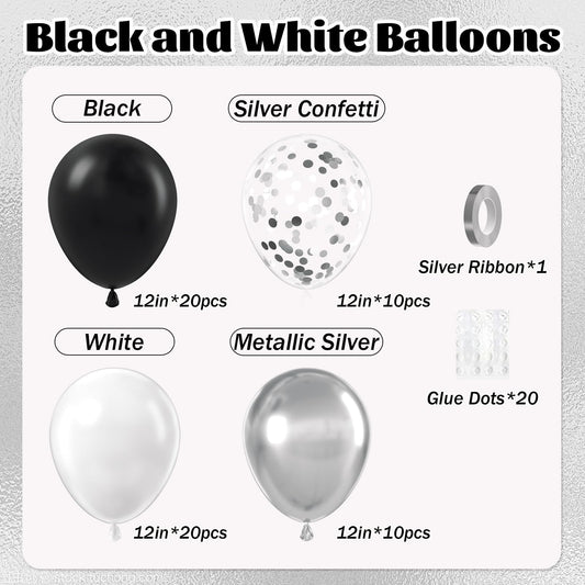 Awenztech white balloons 12inch for clean, elegant wedding or baby shower displays