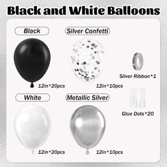 Awenztech white balloons 12inch for clean, elegant wedding or baby shower displays