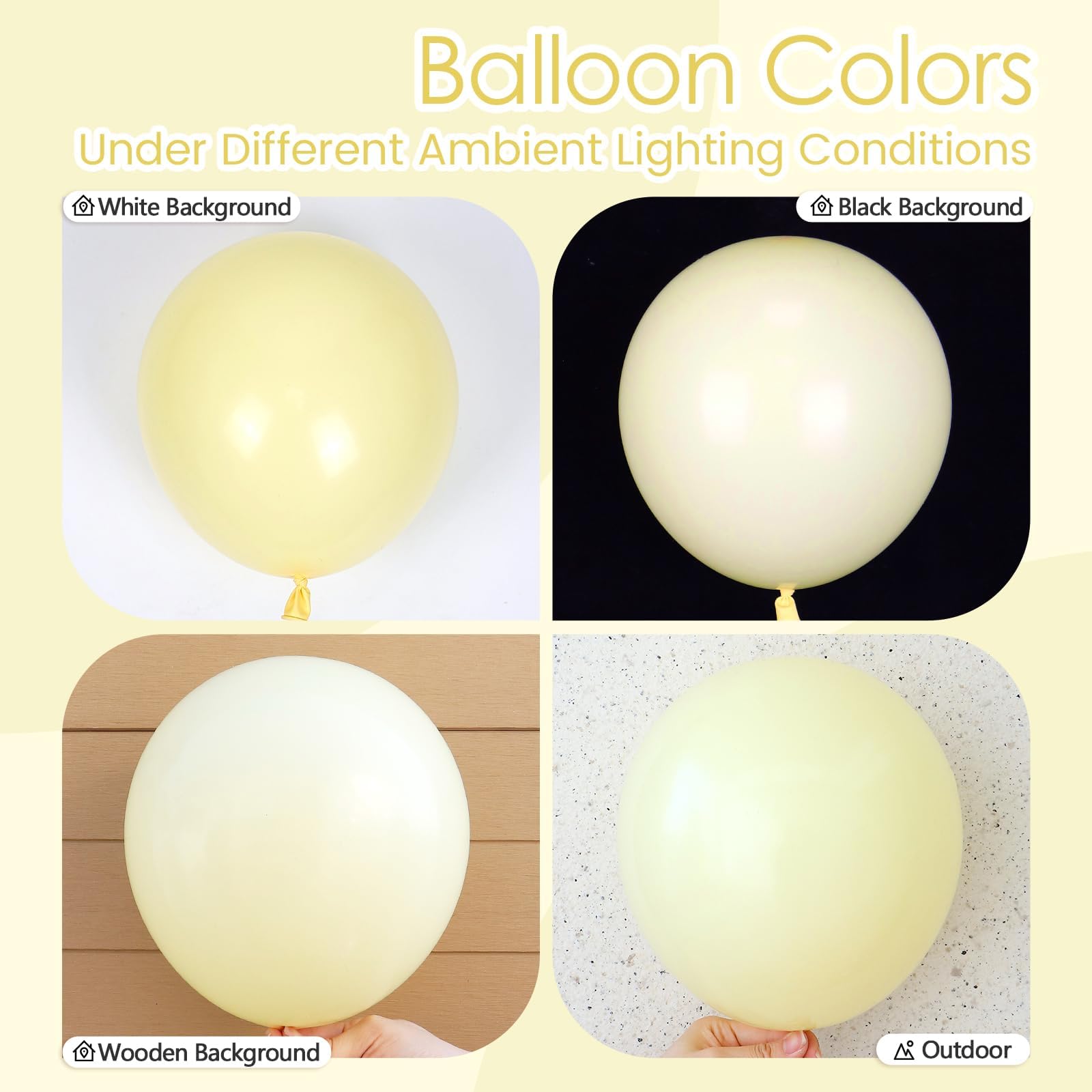 awenztech yellow ribbon roll to finish balloon garland and arches.