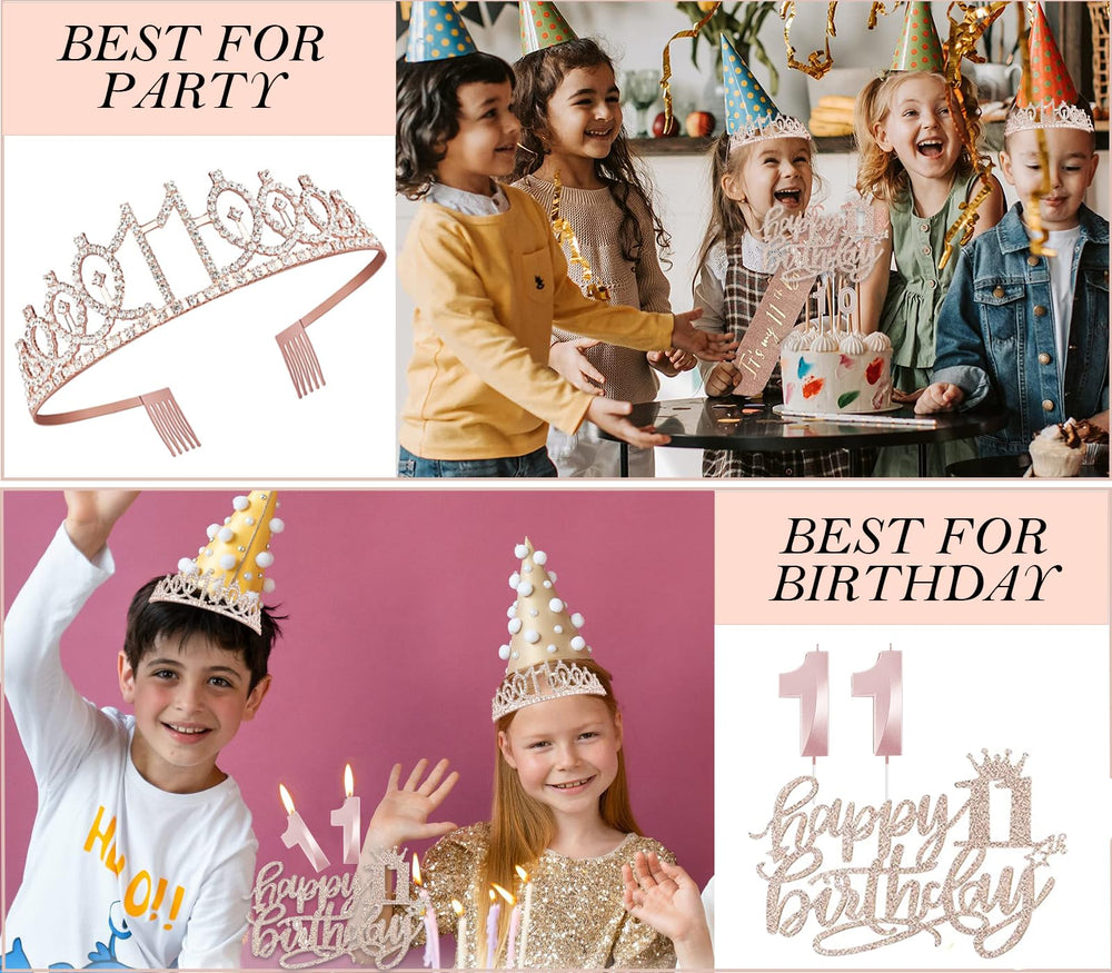 Awfrky glitter rose gold packaging elevates party presentation