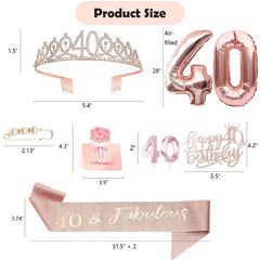 Awfrky rose gold cake topper, elevates celebrations with sparkle.
