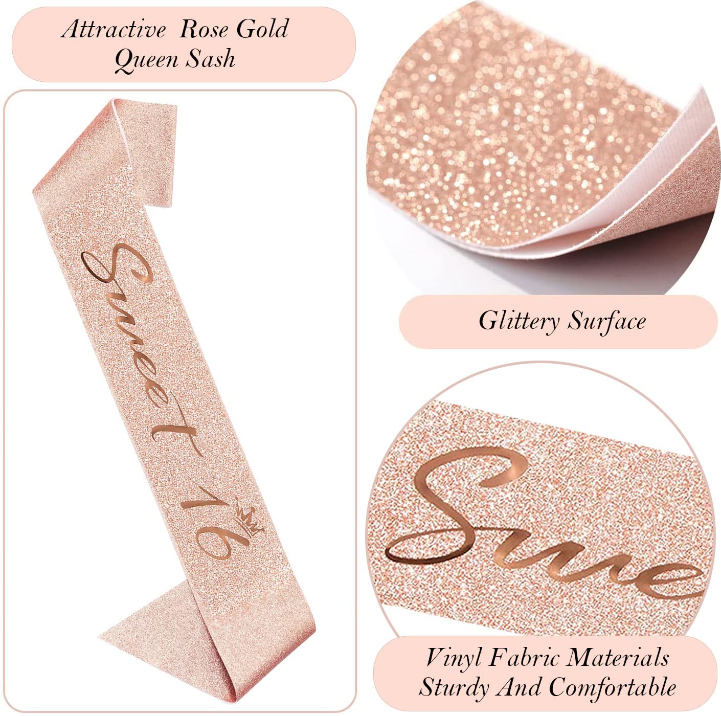Awfrky rose gold 16 candles with long burn time for lasting ambiance