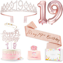 Awfrky rose gold crown with hair combs for secure fit and festive shine.