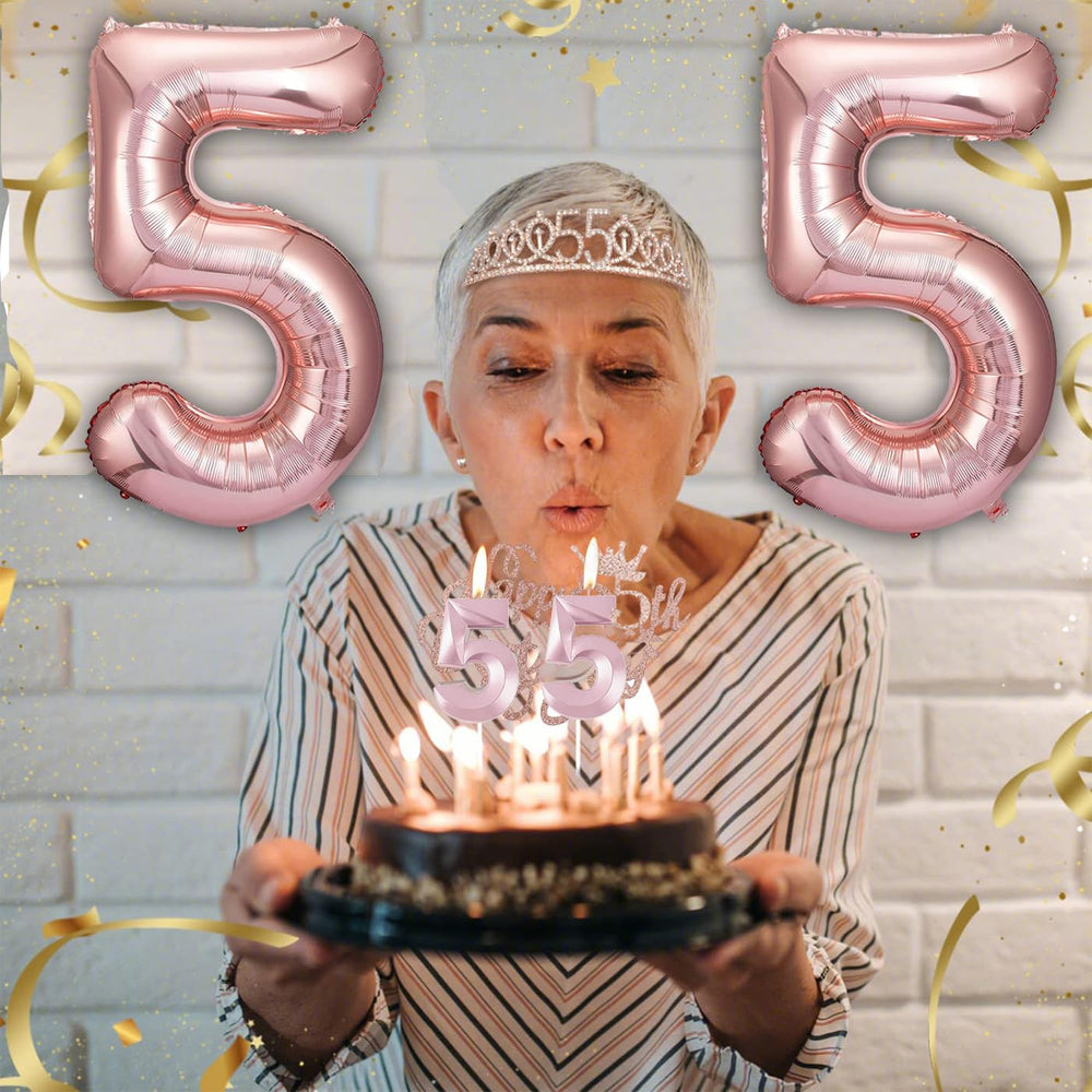 Awfrky rose gold 55 candles with long burn time.