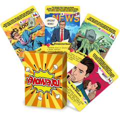 AWKAEIN 75-card deck retro comic cover shows vibrant nostalgia with relationship insights.