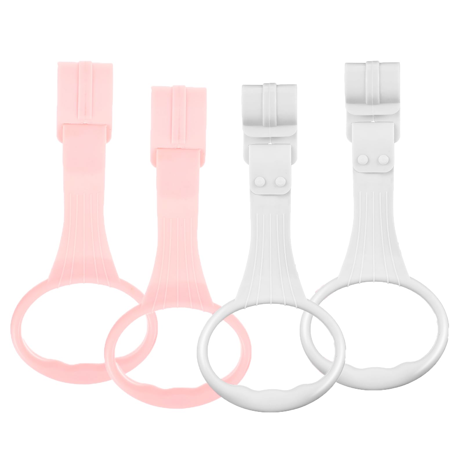 Awleynz pull-up ring on playpen for stable standing support.