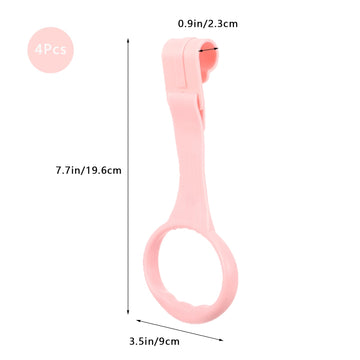 Pink Awleynz ring with soft grip for tiny hands.