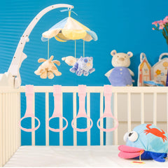 Easy to wipe clean Awleynz rings keep nurseries tidy.