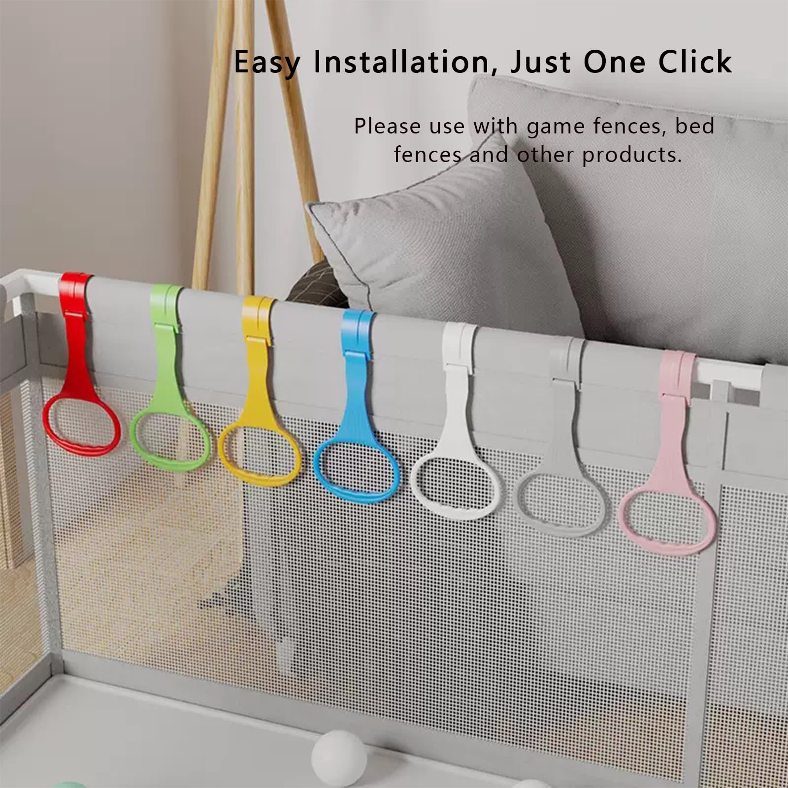 Awleynz baby standing ring adds color to the nursery