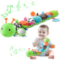 AWOTOY caterpillar multisensory toy engages baby senses for early development