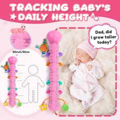 AWOTOY caterpillar rattle sounds support auditory development during play.