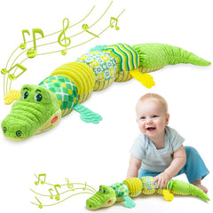 AWOTOY crocodile head with music — soothing lullaby for newborn calm during naps