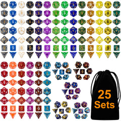 Awpeye DND dice set in vibrant colors for smooth rolling