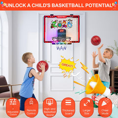 Awsoo door-mount basketball hoop for easy setup