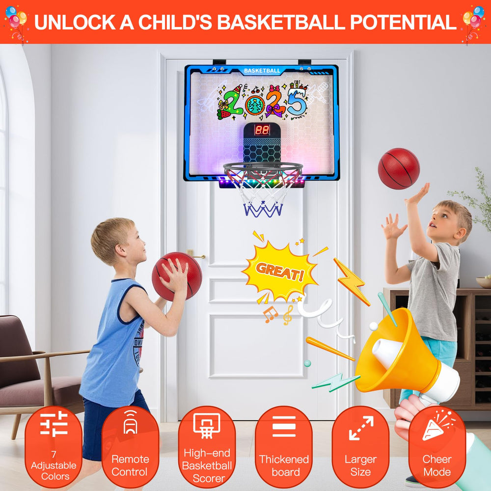 Awsoo door-mount hoop provides sturdy support for energetic kids