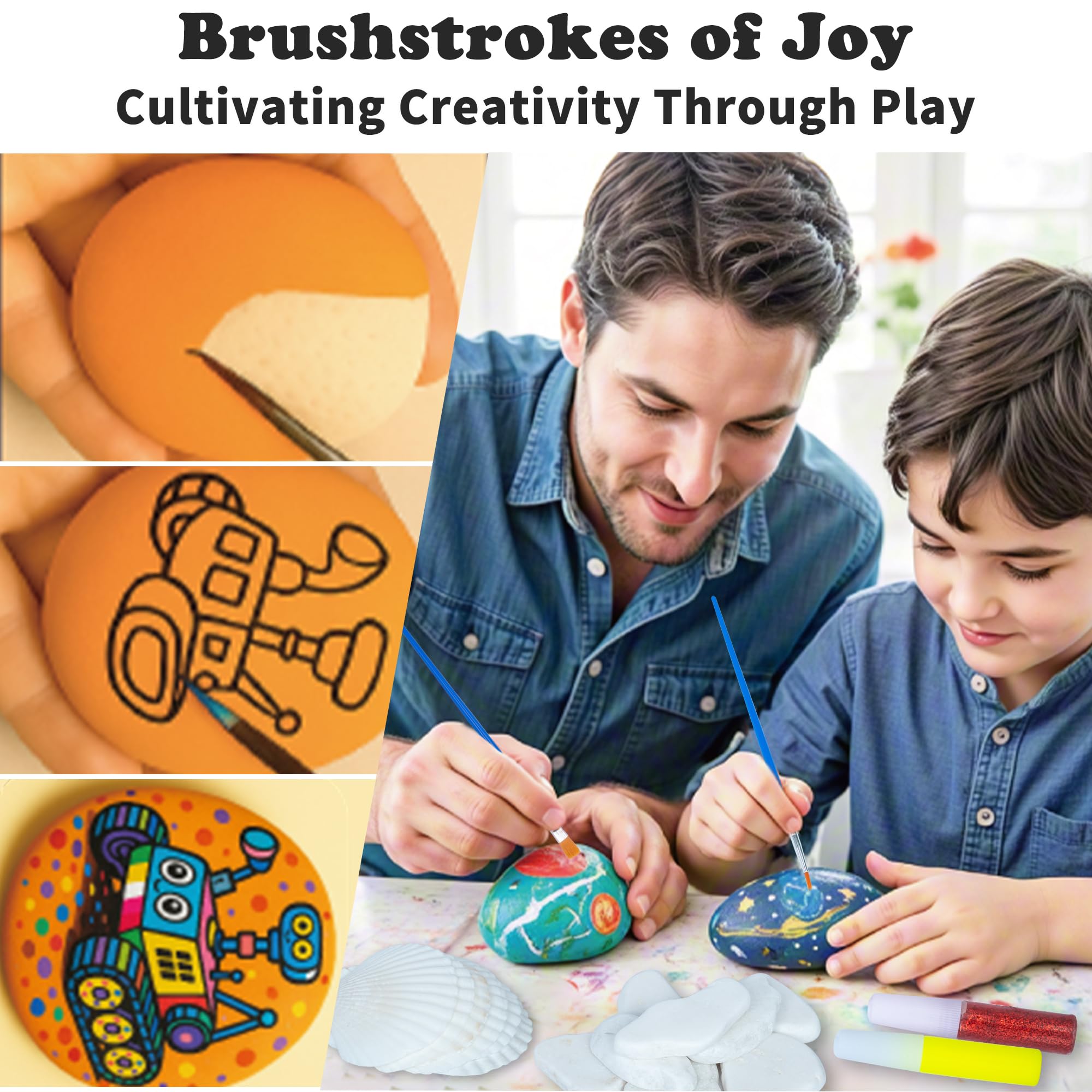 Awsoo family crafts kit encourages shared fun and learning through painting