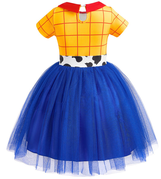 Axaxa Jessie cowgirl hat included for authentic costume looks and role play.