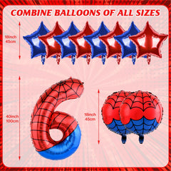 AXBMM spider round balloons, 18 inch, perfect for creating a playful photo backdrop.