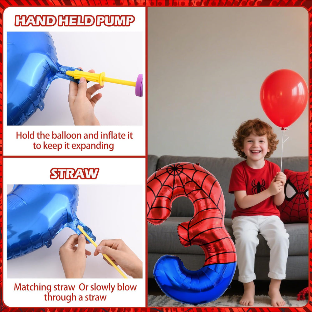 AXBMM 40-inch spider balloon number 6 for striking wall or stage accents.
