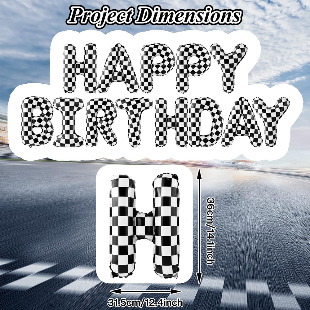 AXBMM checkered backdrop surface adds racing vibes to walls or photo spots.