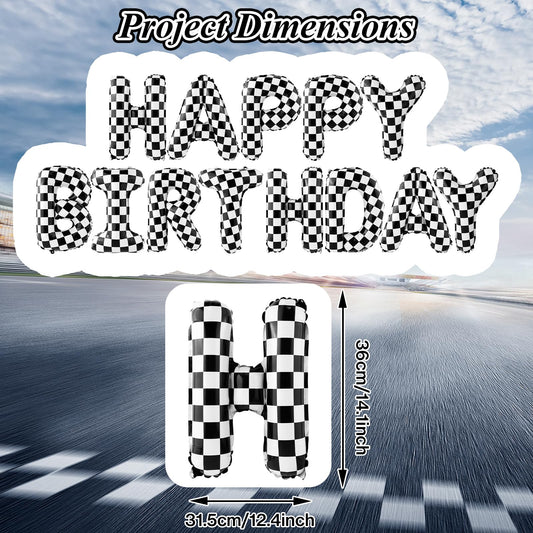 AXBMM checkered backdrop surface adds racing vibes to walls or photo spots.