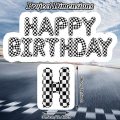 AXBMM checkered backdrop surface adds racing vibes to walls or photo spots.
