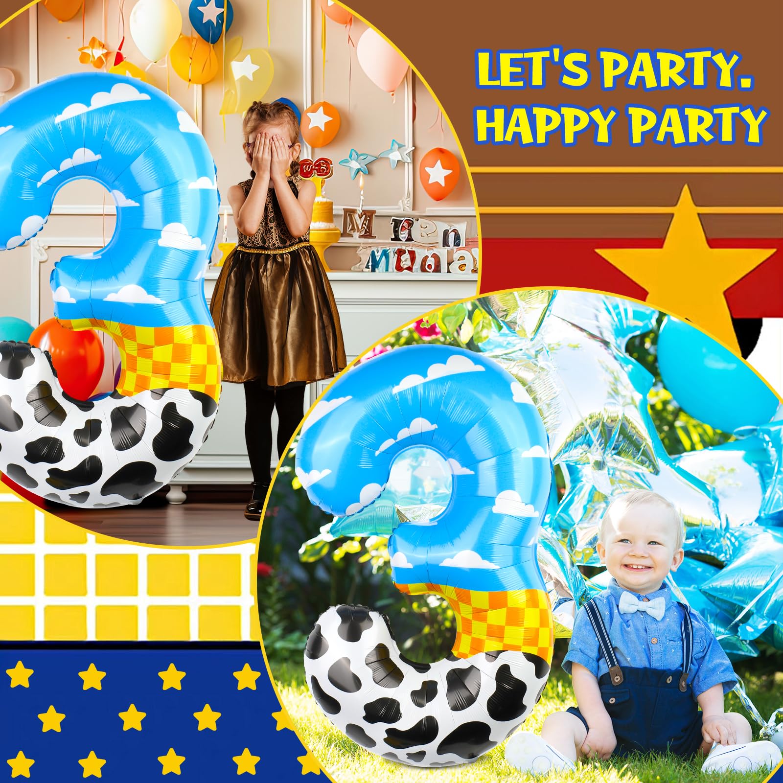 AXBMM farm party balloon, versatile decor for arches garlands or tables