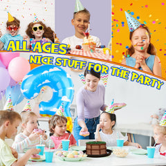 AXBMM inflated 40 inch Number 3 balloon commands attention in birthday displays