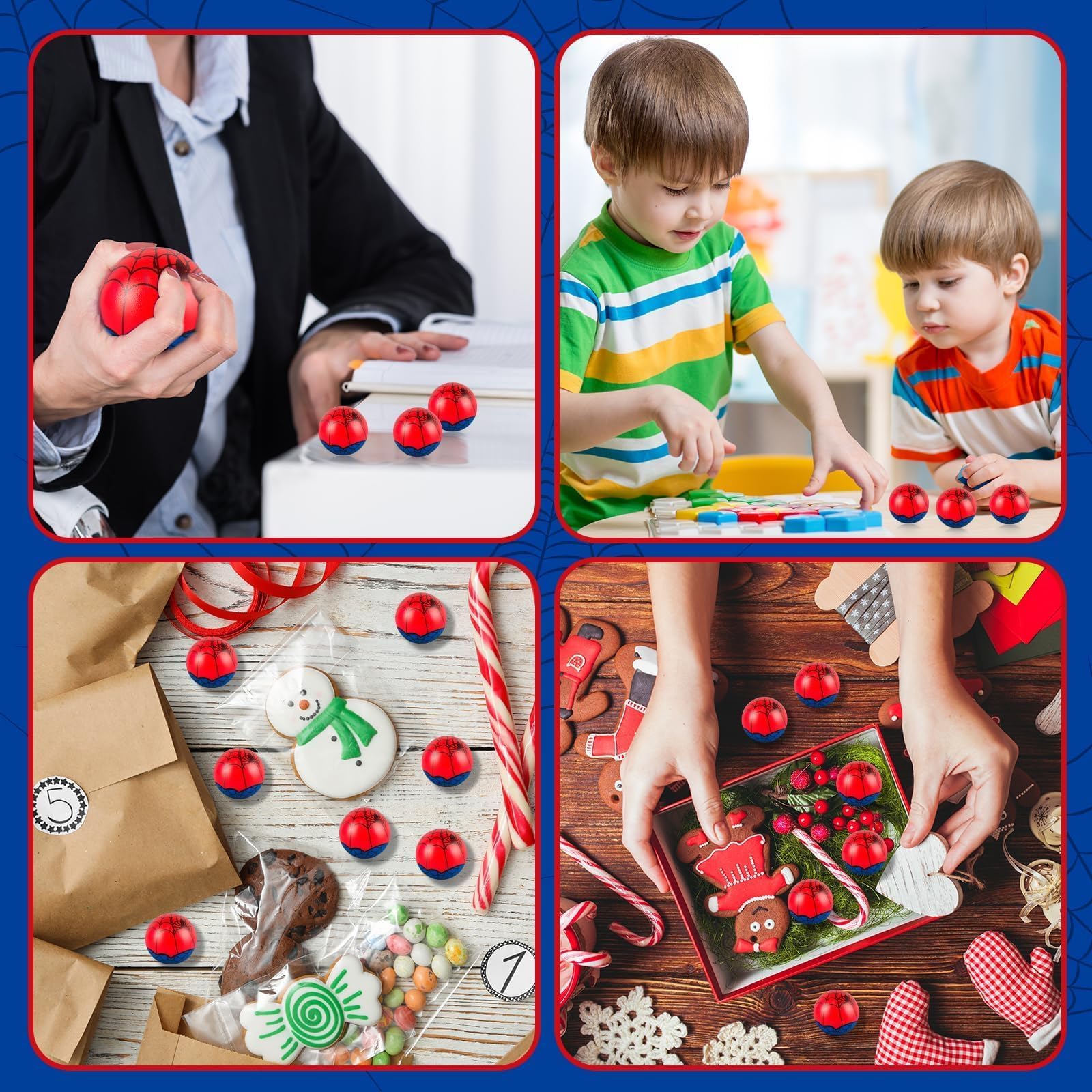AXBMM spider stress balls, durable and bounce-back, suitable for gifts and giveaways.