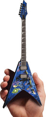 Axe Heaven Megadeth Rust in Peace Flying V mini guitar detail for display and collection