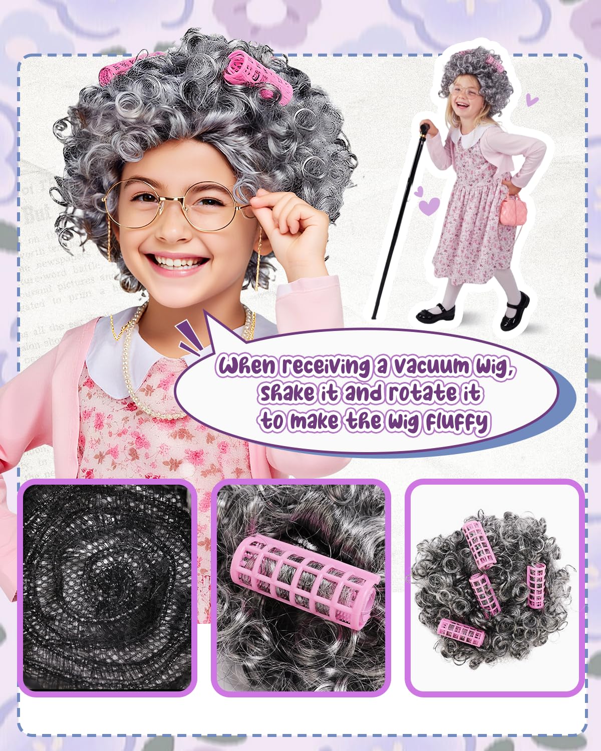 AXINYINGESS glasses with chain for a classic grandma style