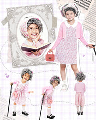 AXINYINGESS cardigan and dress set for durable kid playwear