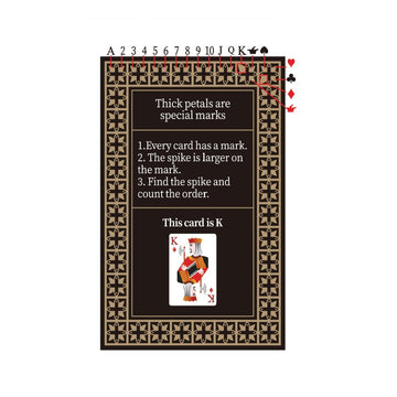 AXIOMI magic cards with back markings enable stealthy trick identification.