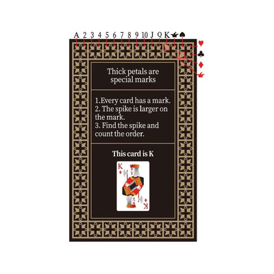 AXIOMI magic cards with back markings enable stealthy trick identification.