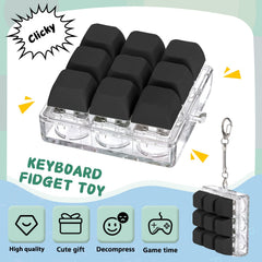 Axlksia button fidget toy silicone-ABS materials for satisfying presses