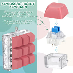 Axlksia keyboard fidget silicone ABS materials – durable, safe pressing