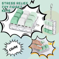 Axlksia keyboard fidget toy on a desk as a playful decoration