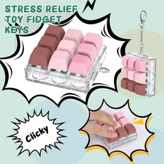 Axlksia keyboard fidget toy desk use offers discreet stress relief at work.