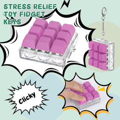 Axlksia keyboard fidget toy desk decor adds playful vibe