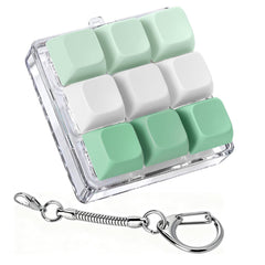 Axlksia keyboard fidget toy front view highlighting tactile key presses for stress relief