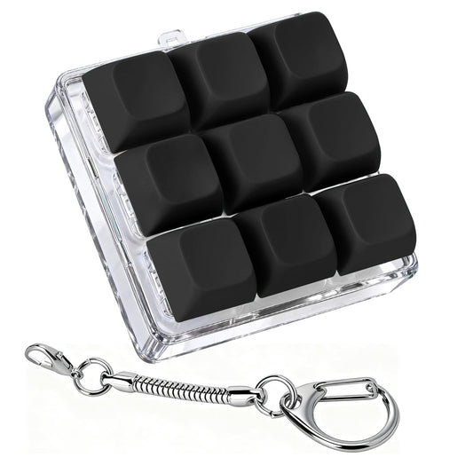 Axlksia keyboard fidget toy pressable keys for desk stress relief