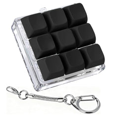 Axlksia keyboard fidget toy pressable keys for desk stress relief