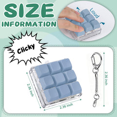 Axlksia Keyboard Fidget Toy side view promotes discreet stress relief.