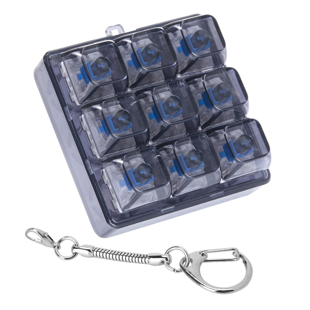 Axlksia keyboard fidget toy front view, ideal for focus and desk decor